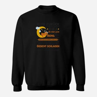 Bleib Zurück Ich Habe Eine Verrückte Oma Sweatshirt - Seseable
