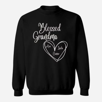Blessed Grandma For Women Worlds Best Grandma Sweatshirt - Thegiftio UK