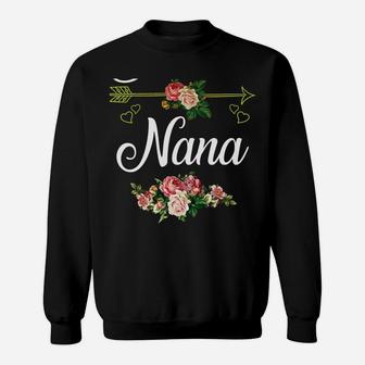 Blessed Nana Cute Blessed Grandma Shirts Gifts Sweatshirt Sweatshirt | Crazezy