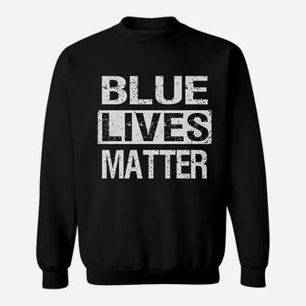 Blue Lives Matter Sweatshirt | Crazezy