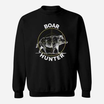 Boar Hunter Hog Hunting Sight Pig Tee Sweatshirt - Thegiftio UK