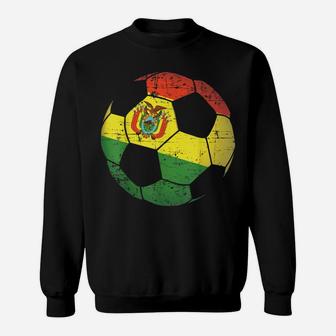 Bolivia Soccer Ball Flag Jersey Shirt Bolivian Football Gift Sweatshirt | Crazezy UK