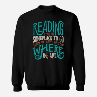 Book Lover Librarian Bookworm Reading Club Reading Sweatshirt | Crazezy CA