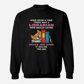Books And Dogs Pet Lover Sweatshirt | Crazezy