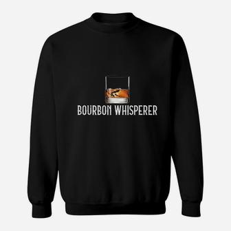 Bourbon Whisperer Funny Whiskey Gifts With Sayings Sweatshirt - Thegiftio UK