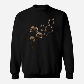 Boxer Dog Dandelion Flower Funny Animal Lover Tees Men Women Sweatshirt | Crazezy CA