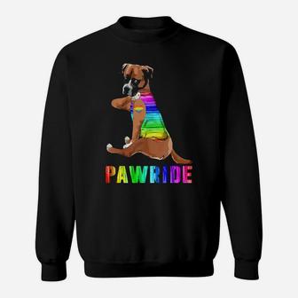 Boxer Tattoo Pride Lgbt Gay Lesbian Funny Sweatshirt - Monsterry CA