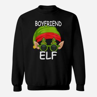 Boyfriend Elf Matching Couples Christmas Girlfriend Gift Sweatshirt | Crazezy CA