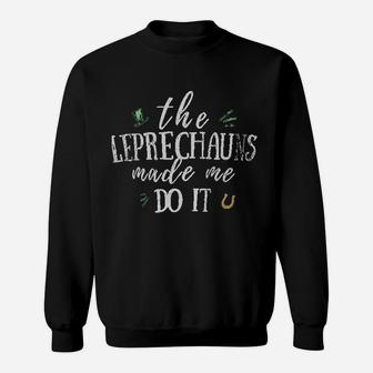 Boys Leprechauns Made Me St Patricks Day Sweatshirt - Thegiftio UK