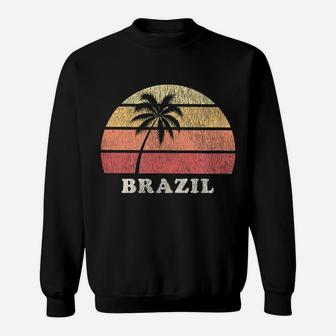 Brazil Vintage 70S Retro Throwback Design Sweatshirt | Crazezy DE