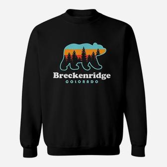 Breckenridge Colorado Bear Mountains Trees Sweatshirt | Crazezy AU
