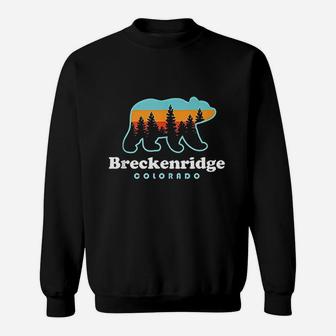Breckenridge Colorado Bear Mountains Trees Sweatshirt - Thegiftio UK