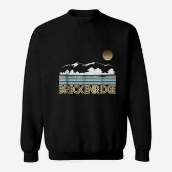 Breckenridge Retro Colorado Ski Clothing Sweatshirt - Thegiftio
