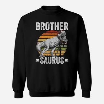 Brother Saurus Dinosaur Brothersaurus Family Matching T Rex Sweatshirt | Crazezy UK