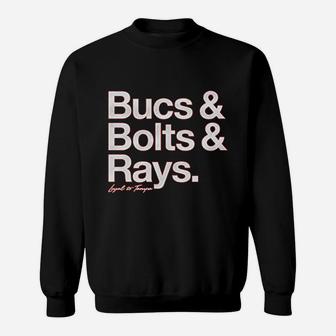 Bucs And Bolts And Rays Sweatshirt - Thegiftio UK