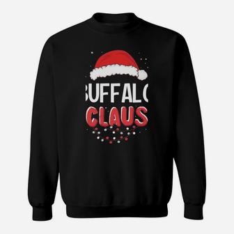 Buffalo Santa Claus Christmas Matching Costume Sweatshirt | Crazezy