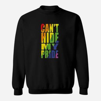 Buy Cool Lgbt Tall Cant Hide My Pride Sweatshirt | Crazezy
