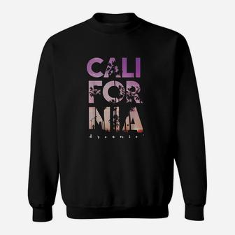 California Dreaming Beach Palm Tree Summer Vacation Surfing Sweatshirt | Crazezy