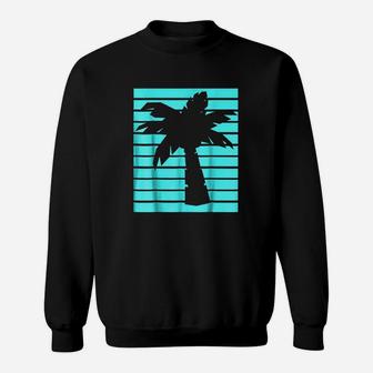 California Republic New Turquoise Palm Tree Gift Sweatshirt | Crazezy DE