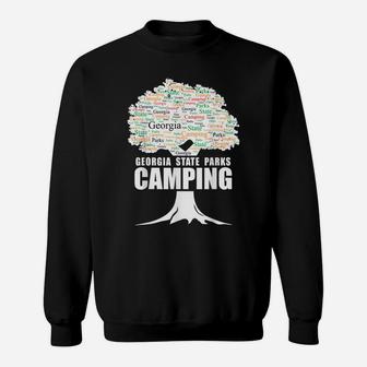 Camping, Georgia State Parks Camping Sweatshirt | Crazezy AU