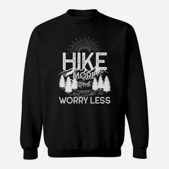 Camping Hike More Vintage Sunset Mountain Climbing Sweatshirt | Crazezy CA