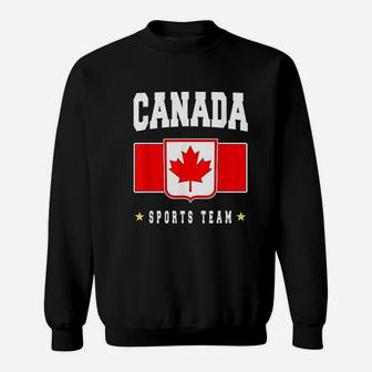 Canada Canadian Flag Sports Team Sweatshirt | Crazezy AU