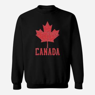 Canadian Flag Canada Maple Leaf Sweatshirt | Crazezy DE