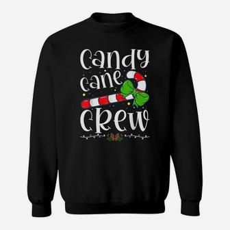 Candy Cane Crew Funny Christmas Candy Lover Xmas Sweatshirt | Crazezy UK