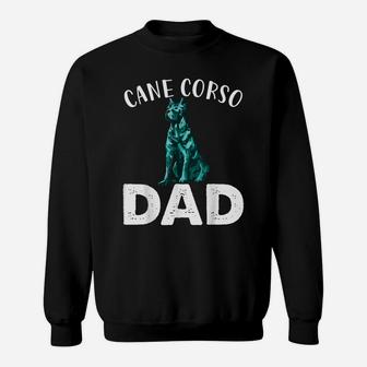 Cane Corso Dad Unique Hand Drawn Art Gift Lover Dog Graphics Sweatshirt | Crazezy