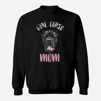 Cane Corso Mom Dog Owner Breed Puppy Lover Paw Dog Head Sweatshirt | Crazezy