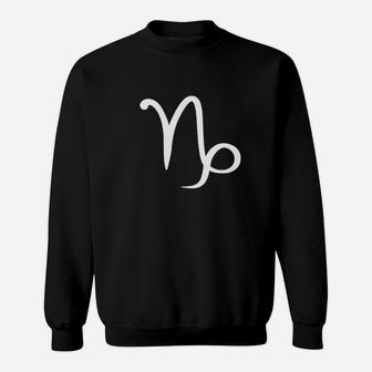 Capricorn Zodiac Astrology Symbol Horoscope Graphic Sweatshirt | Crazezy