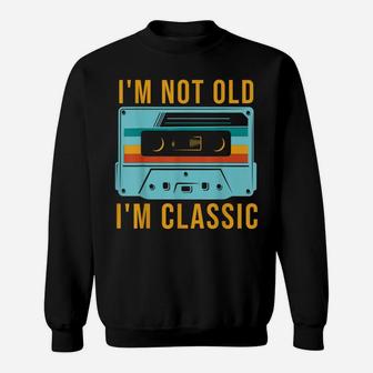 Cassette I’M Not Old I’M A Classic Graphic Plus Size Sweatshirt | Crazezy