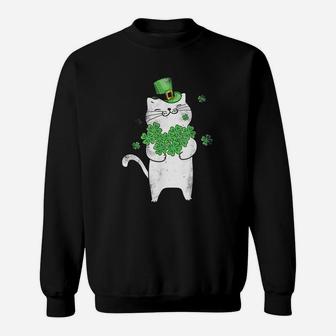 Cat Leprechaun Sweatshirt - Thegiftio UK