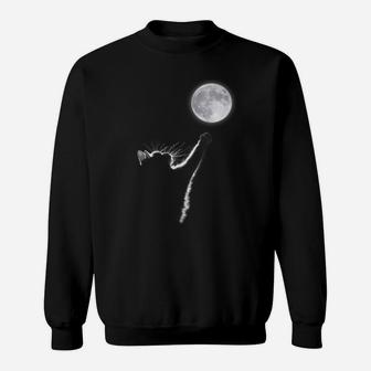 Cat Lovers, Cat, And Moon Cat Mom Gifts For Women Girls Kids Sweatshirt | Crazezy AU