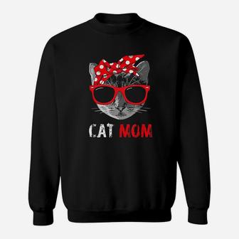 Cat Mom Cat Mother Cat Lover Cat Mommy Sweatshirt | Crazezy CA