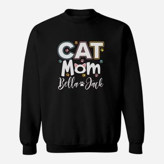 Cat Mom Cute Cat Paw Sweatshirt | Crazezy