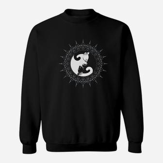 Cat Yin And Yang Sweatshirt - Thegiftio UK