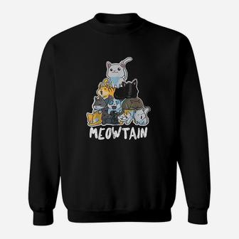 Cats Kawaii Neko Pile Moewtain Sweatshirt | Crazezy UK