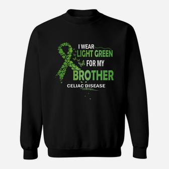 Celiac Disease I Wear Light Green Color For My Brother 2020 Sweatshirt - Thegiftio UK