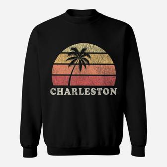 Charleston Sc Vintage 70S Retro Throwback Design Sweatshirt | Crazezy DE