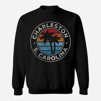 Charleston South Carolina Sc Vintage Graphic Retro 70S Sweatshirt | Crazezy DE
