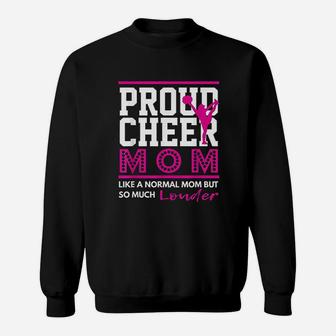 Cheerleading Proud Cheer Mom Sweatshirt | Crazezy CA