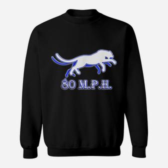 Cheetah Lovers Cat Running 80 Miles Per Hour - Animal Lover Sweatshirt | Crazezy