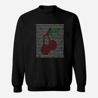 Cherry Pi Day 3 Point 14 First 1000 Digits Funny Pi Day Sweatshirt - Seseable