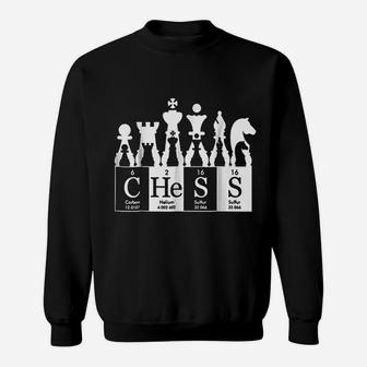 Chess Sets Periodic Table Elements Sweatshirt - Thegiftio