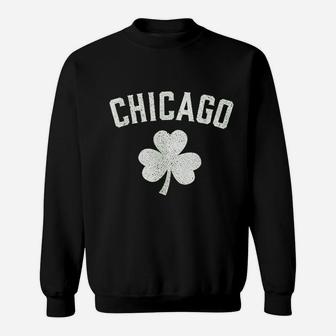 Chicago St Patricks Day  Pattys Day Shamrock Sweatshirt