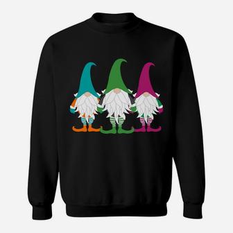 Chillin With My Gnomies Garden Gnome Lawn Care Christmas Sweatshirt | Crazezy DE