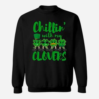 Chilling With My Clovers Sweatshirt - Monsterry DE
