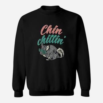 Chinchillin For Chinchilla Lovers Sweatshirt | Crazezy