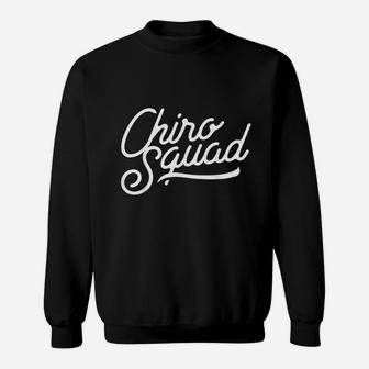 Chiro Squad Back Spine Subluxation Chiropractor Sweatshirt - Thegiftio UK